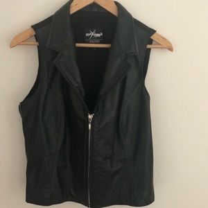 Vintage leather vest